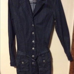 Women’s Jou Jou Premium Denim Jacket Dress Size S